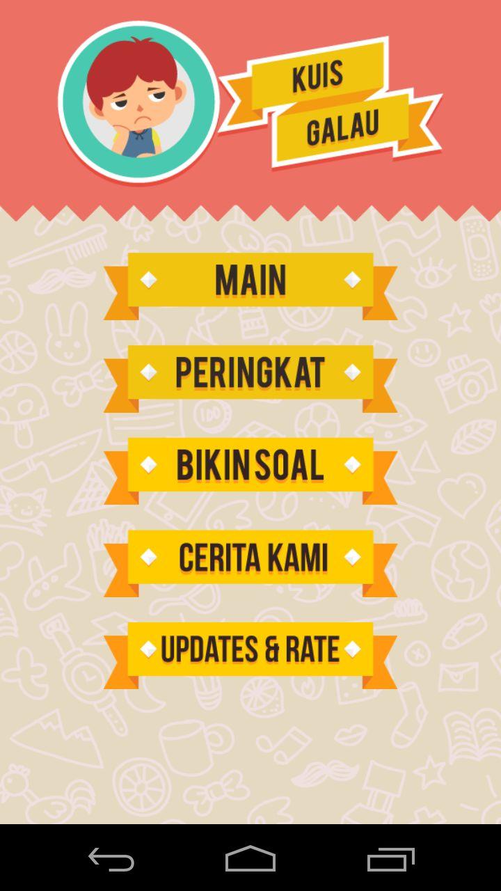 Kuis Galau Screen 1