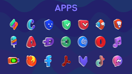 Glasstic 3D Icon Pack 2