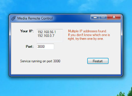 Media Remote for Windows Screenshots 1