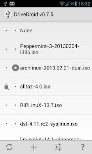 DriveDroid Screenshot