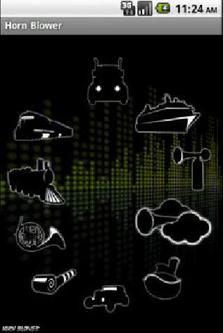 Android application Horn Blower screenshort
