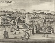 Gezicht op Napels (blad 3)