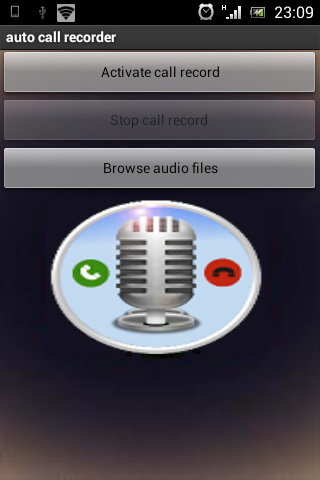 Auto call recorder