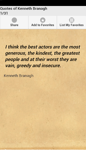 Quotes of Kenneth Branagh