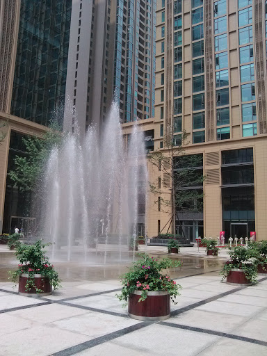 蜀都中心广场喷泉