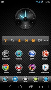 Free Chrome Rings Go Launcher Theme APK for PC