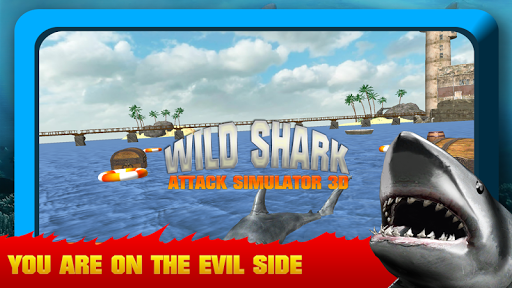 Wild Shark Attack Simulator 3D