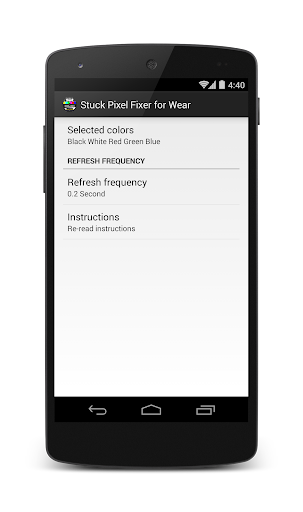 Stuck Pixel Fixer for Wear
