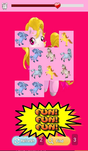 【免費動作App】Fun Pony Match Game-APP點子