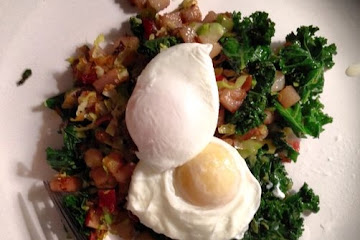 Leek, Bacon, Kale &amp;amp; Brussels Sprout Hash