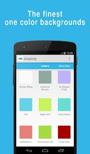 1 Color background: Simplicity Screenshots 0