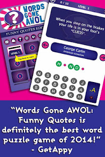 Words Gone AWOL: Funny Quotes(圖1)-速報App