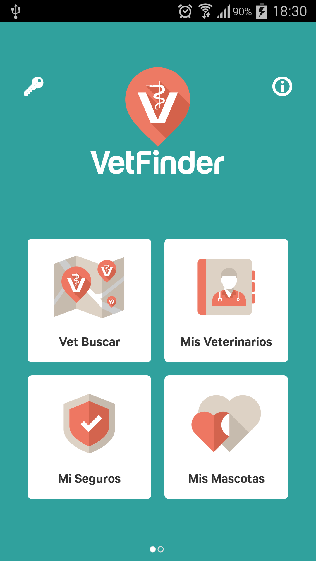 Android application AnyPetz by VetFinder24 screenshort