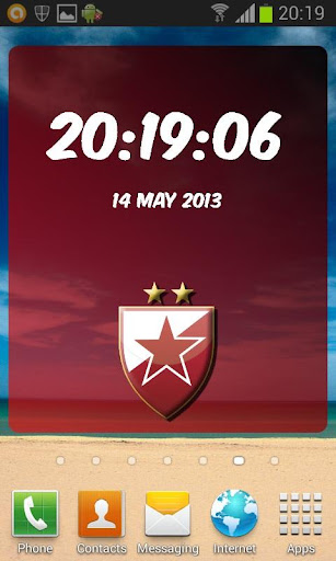 Red Star Digital Clock