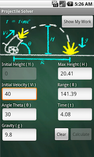 Mathologist: Projectile Solver