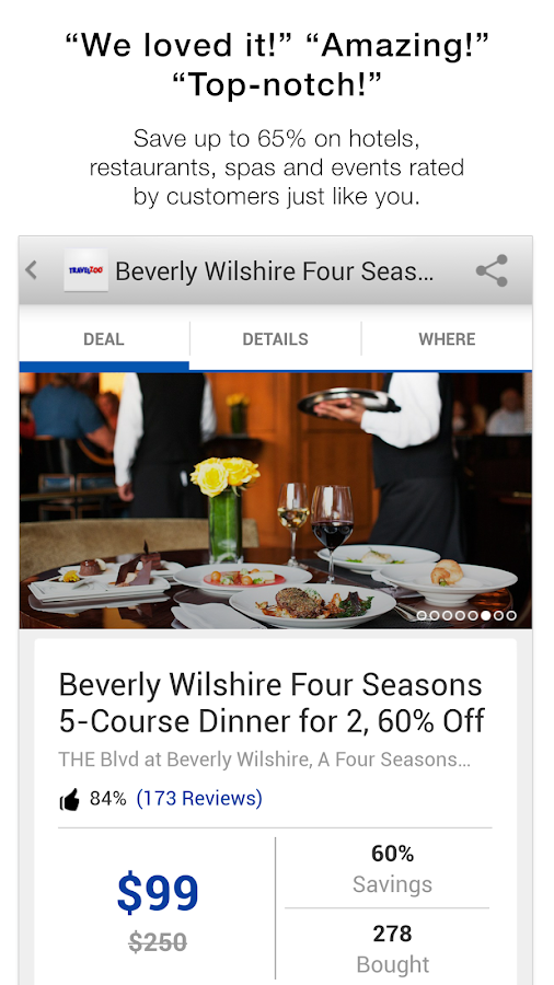    Travelzoo- screenshot  