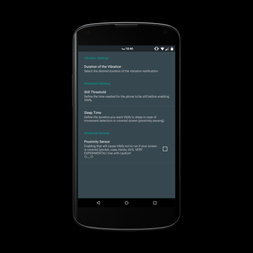 Vibify - Vibration Smart Alert Screen 2