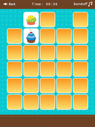 记忆匹配游戏与纸杯蛋糕图像 poster 20