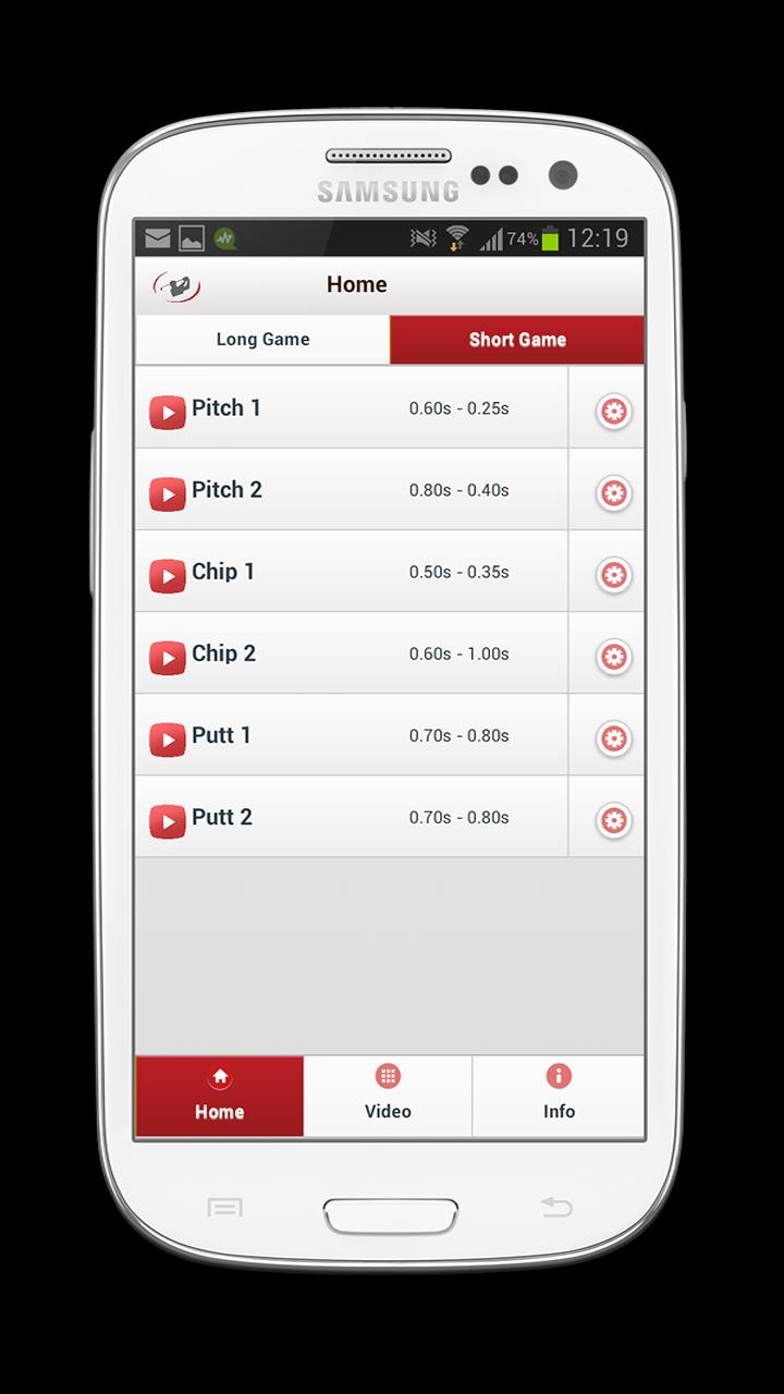 Golf Rhythm Trainer Screen 2