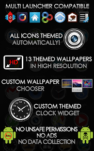 Leather GO APEX NOVA ADW Theme - screenshot thumbnail