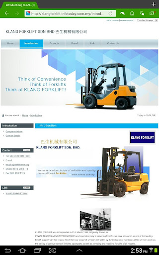 【免費商業App】Klang Forklift Sdn Bhd-APP點子