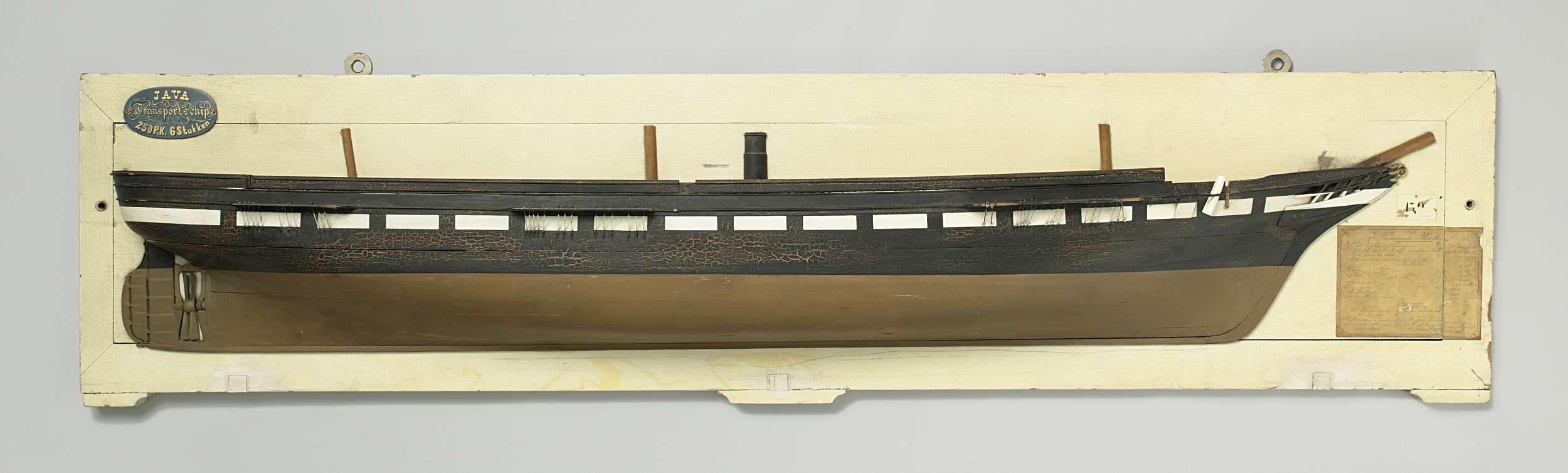 Half Model of a Screw Steamer