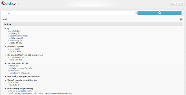VDict - Vietnamese Dictionary