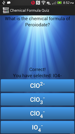 【免費教育App】Chemical Formula Quiz-APP點子