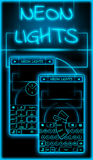 Tastiera luci al neon