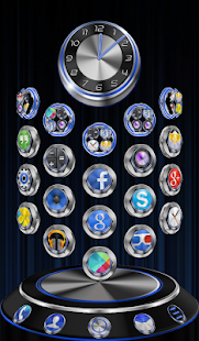 Next Launcher Theme Techno 3D - screenshot