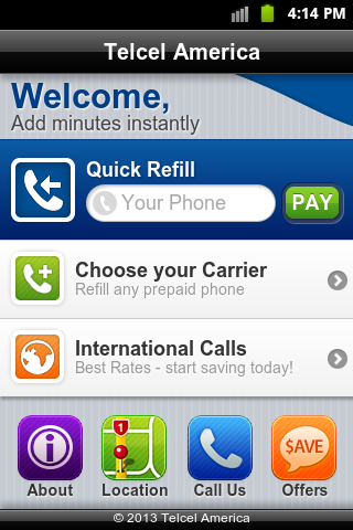 Telcel America Refill's