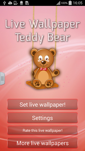 【免費個人化App】动态壁纸泰迪熊-APP點子