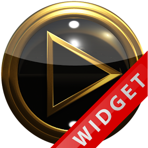 Poweramp Widget blackgold MOD