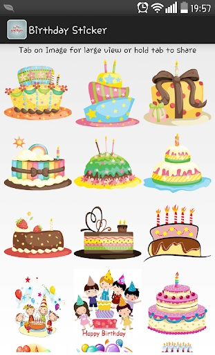 【免費娛樂App】BIRTHDAY STICKER-APP點子