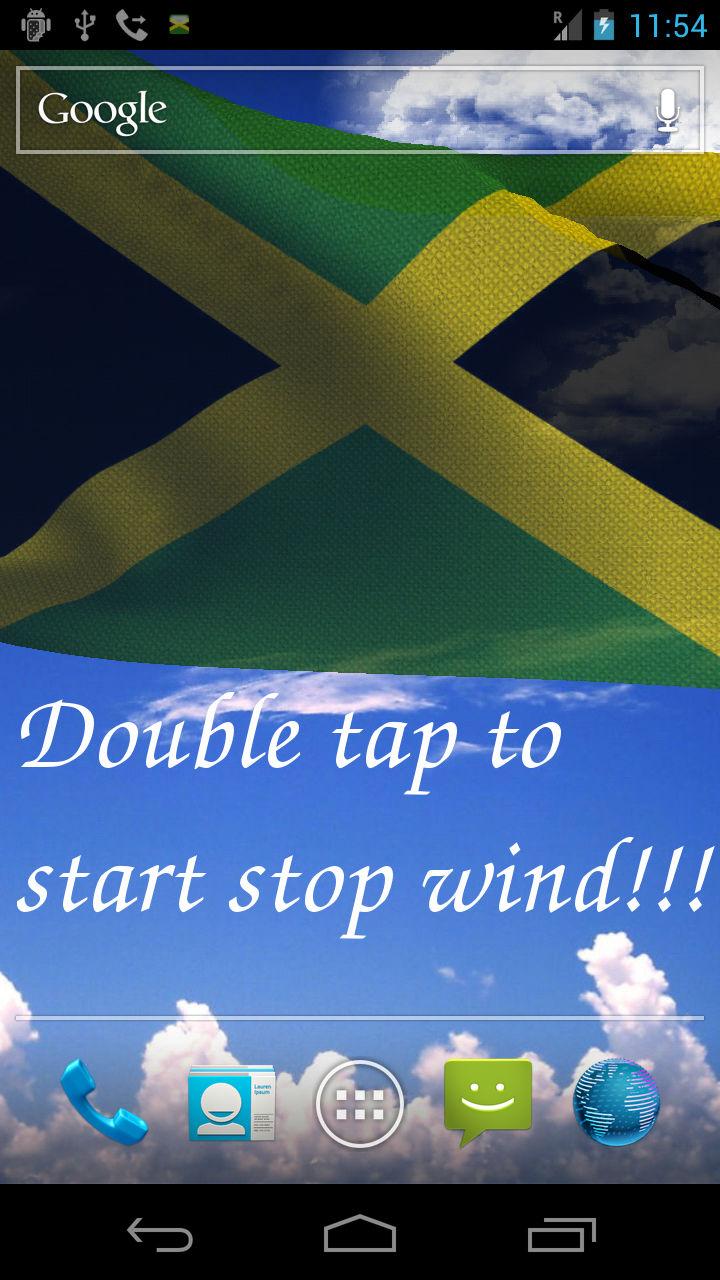 3D Jamaica Flag Screen 1