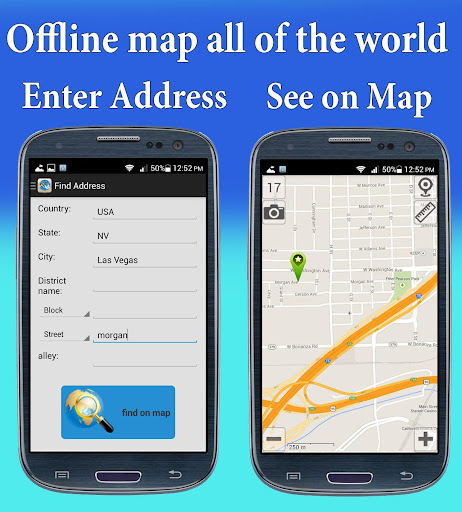 Address Finder and Offline Map