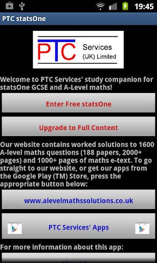 PTC GCSE and A-Level statsOne