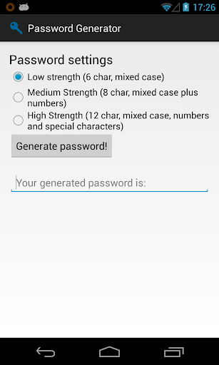 Simple Password Generator