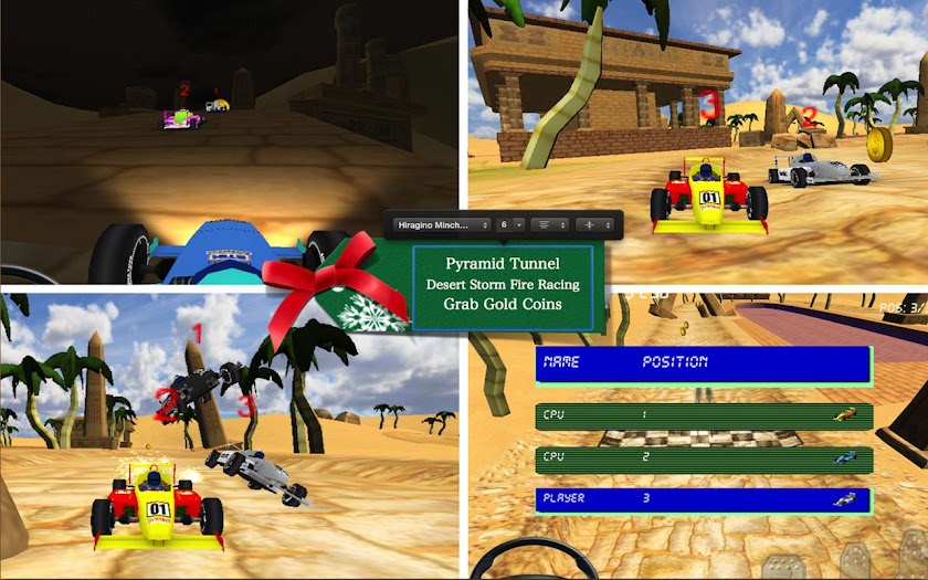 Kart Racing Car Arcade Action Screen 2
