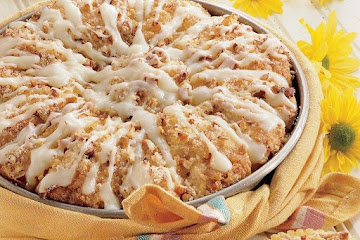 Lemon-Pecan Sunburst Coffee Cake
