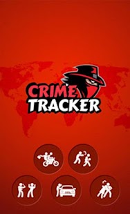 Android application Crime Tracker App screenshot