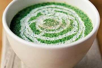 Creamy spinach soup