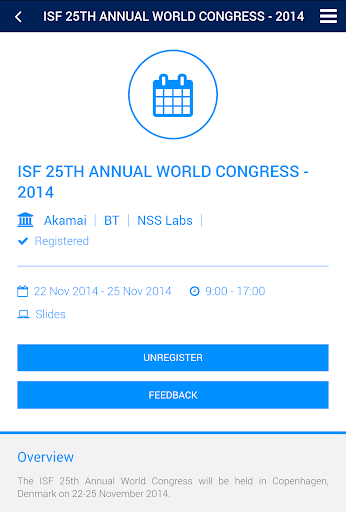 免費下載商業APP|ISF Annual World Congress 2014 app開箱文|APP開箱王