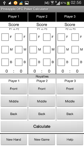 POFC Poker Calculator