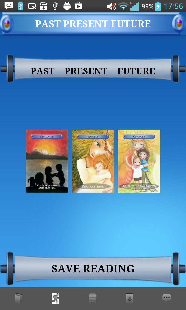 My Oracle Cards Screen 3