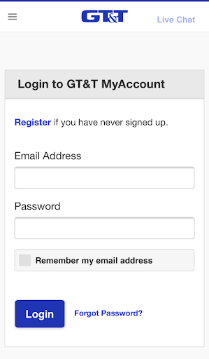 GT T MyAccount