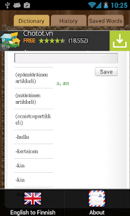 English Finnish Dictionary(圖1)-速報App