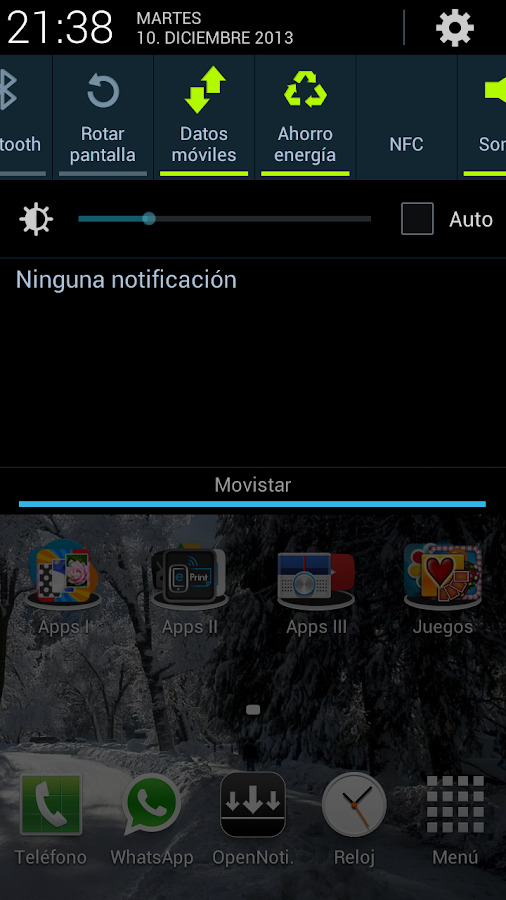   Open Notification Bar – Capture d'écran 