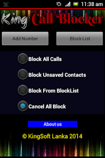 Free Download King Call Blocker APK