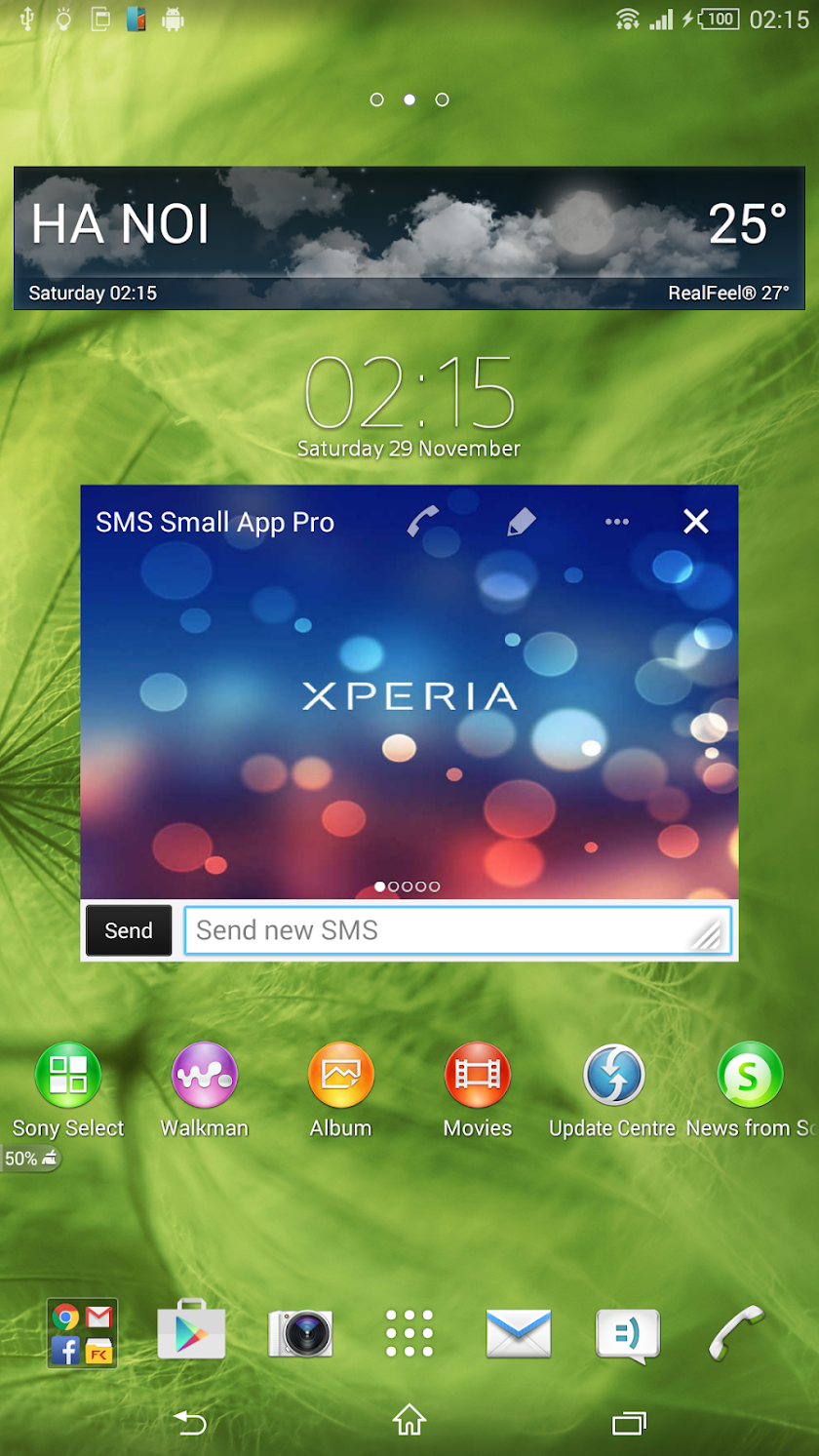 SMS Small App Pro Screen 1